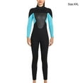 thumbnail image 4 of ziyahi Combinaison de Plongée Haute Efficacité Résistant au Froid Maillots de Bain Confortables Forte Crème Solaire Réduire la Résistance à l'Eau Combinaison Classique Col Rond Hommes Noir XXL Femmes Bleu Clair XXL, 4 of 6