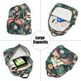 thumbnail image 5 of FORMRS Mini Backpack Purse for Women Travel Daypack Casual Shoulder Bag, Flamingo Leaves Pattern, 5 of 7