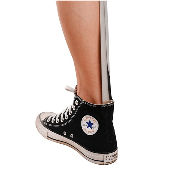 Extra Long 22in Shoe Horn Stainless Steel Heavy Duty Metal Shoe Remover with Hanging Hole