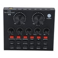 thumbnail image 1 of Audio Mixer, Stylish Appearance Audio Mixing Console Robust Dual Channel  For Music Playing, 1 of 8