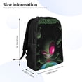 thumbnail image 4 of Invader Zim Backpack Lightweight Unisex Basic Daypack Bookbag Laptop Satchel Rucksack For Travel School Office Daily, 4 of 8