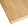 thumbnail image 5 of Flash Furniture 24x30 Solid Wood Indoor 1.5 Inch Thick Rectangular Tabletop in Natural, 5 of 11