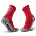 thumbnail image 2 of Calcetines de fútbol para hombre, con base de goma cilíndrica media, antideslizantes, para entrenamiento, con base de toalla gruesa, transpirables y absorbentes del sudor, para correr y, 2 of 4