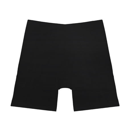

Anti Walking Not Rolled Edge Bottoming Pants Ice Silk Waistband Insurance Pants High Waist Belly Panties Female Women s Legging Black XL