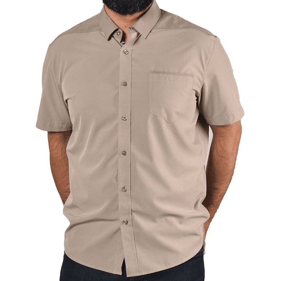 Short Sleeve "Point" Button-Up