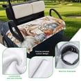 thumbnail image 5 of Golf Cart Seat Covers for 2 Seater,Thanksgiving Microfiber Cart Seat Towel Blanket,Squirrel Fox Pumpkin Autumn Eucalyptus Absorbent Breathable Non Slip Bench Seats Protector for Golf Course 51"x31", 5 of 9