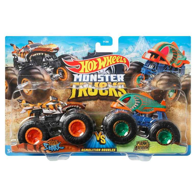 Hot Wheels Hot Wheels Monster Trucks Demo Doubles - 2 Pack