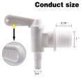 thumbnail image 4 of PERA 6 PACK Bottling Bucket Plastic Spigot, Replacement Spigot for Beer or Soda Homebrewing, 4 of 10