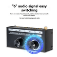 thumbnail image 2 of Audio Switcher 6 In 1 Out Audio Signal Selection Switch Sound Channel Stereo with Volume Control, 2 of 8