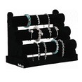 thumbnail image 1 of Exhibidor Porta Pulsera/porta Reloj Con 3 Niveles Plegable Belug, Negro, 1 of 4