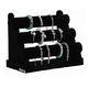 thumbnail image 1 of Exhibidor Porta Pulsera/porta Reloj Con 3 Niveles Plegable Belug, Negro, 1 of 4