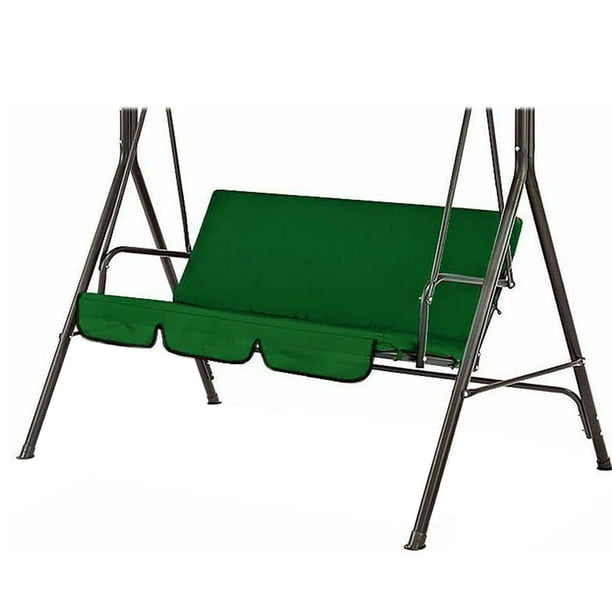 Bewildely Funda impermeable para silla columpio, funda protectora para asiento de jardín al aire libre Jardín y Patio Verde oscuro