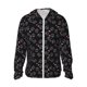 thumbnail image 1 of Balery Cool Skull Love Sudadera ligera de manga larga con capucha y protección solar UPF 50+ para hombre y mujer, ideal para pesca y running-X-Large, 1 of 7