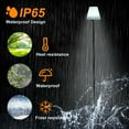 thumbnail image 3 of Zootealy Adjustable Brightness Solar Floor Lamp with Remote Control, Rechargeable Waterproof Table Lamp for Indoor/Outdoor Use - Innovative Ambient Lighting - White, 3 of 6