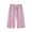Pink, variant on IROINNID Bermuda Shorts for Women Summer Solid Color Five Points Cotton Linen Pants Pants,White