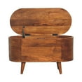 thumbnail image 5 of Chestnut Rounded Lid up Blanket Box, 5 of 9