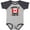 Baseball Heather and Navy, variant on Inktastic Someone in Canada Loves Me Boys or Girls Baby Bodysuit