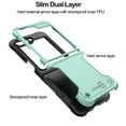 thumbnail image 3 of CoverON For Samsung Galaxy Z Flip6 / Galaxy Z Flip 6 Case, Military Grade Heavy Duty Rugged Phone Cover Grip, Green, 3 of 10