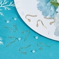 thumbnail image 5 of 200Pcs Earring Hooks for Jewelry Making 18K Gold Plated Ear Wires Fish Hook Earrings with Earring Backs, 5 of 9