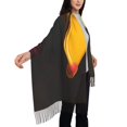 thumbnail image 4 of Sikiie Noble Style Duck Shawl Wraps Big Scarf Tassel Fall Winter Thick Scarf Warm Shawl Women Fall Gifts, 4 of 8