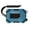 Blue, variant on RFID Multifunctional Wallet Metal Wallet Large Capacity Stainless Steel Card Holder