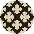 thumbnail image 1 of Ahgly Company Tapis d'Intérieur Lavables en Machine, Ronds, Transitoires, Orange Pêche Profonde, Ronds de 6', 1 of 7