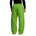 thumbnail image 6 of Dresfit Baggy Sweat Pants for Men Drawstring Big and Tall Wide Leg Sweatpants Fall Winter Elastic Waist Lounge Trousers Oversized Straight Leg Y2k Pants XL, 6 of 8
