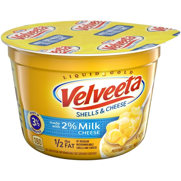 Velveeta Shells & Cheese Made with 2 Milk Cheese Cups, 2.19 oz Cup