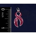 thumbnail image 2 of Burgundy Ribbon Split Style Key Chains, 2 of 2