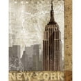 thumbnail image 3 of Mallett, Keith 15x18 Black Modern Framed Museum Art Print Titled - Autumn In New York, 3 of 5