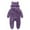 09-Purple, variant on born Baby Fleece Footie Snowsuit Winter Bunting Onesie Cartoon Warm Hooded Romper Jumpsuit Outfits For Girls Boys Pajama Onesie for Baby Girls 09-Purple 59