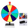 thumbnail image 4 of Big Turntable Prize Wheel 12 Inch with Stand Spinning Roulette Wheel for Carnivals Trade Shows Dry Erase Marker Eraser, 4 of 7