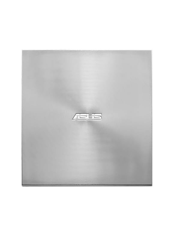 ASUS SDRW-08U9M-U/SIL ZenDrive Slim External DVD Burner Optical Disc 8x Speed Re-Writer Drive in Silver with M-Disc Support, USB 2.0 Type-A / Type-C Compatibility, Mac and Windows OS Compatible