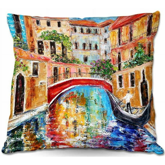 DiaNoche Designs Throw Pillows from Artist Karen Tarlton - Venice Magic II
