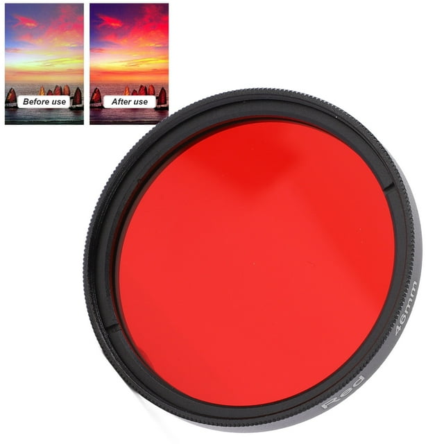 Camera Waterproof Filter Full Red Lens Filter forCamera Lens