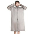 thumbnail image 5 of Imperméable, Lot de 2 Ponchos de Pluie Portatifs en EVA Imperméables avec Capuchon et Manches, Équipement de Pluie Réutilisable, 5 of 5