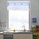 thumbnail image 4 of 1 pieza de cortina de café de encaje de rejilla, cortina corta para colgar, cortina de ventana para cocina casera, 4 of 6