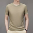 thumbnail image 3 of Men's Ice Silk Short Sleeve T-Shirt Summer Cool Tee, 3 of 13