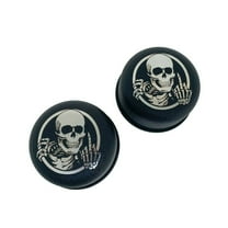 Rat Rod Skeleton Valve Cover Breather & Grommet Set - Black - Ansen USA