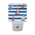 thumbnail image 6 of Yayeee LED Plug in Night Light for The Home with Auto Dusk to Dawn Light Sensors, 2 Pack, Blue Sailboats, 6 of 6