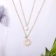 thumbnail image 4 of Stainless Steel Charm Sun And Moon Best Friend Couple Necklace Distance Matching Friendship Bff Jewelry Gifts For Women Men Teen - -, 4 of 4