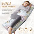 thumbnail image 5 of Gaeub Vintage Rose Printed Long Body Pillowcase Envelope Closure 1 Pack Wrinkle for Night Sweats - 20x54 in, 5 of 8