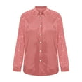 thumbnail image 5 of Fnooota Womens Button Down Shirts, Lapel Collar Fashion Sequin Party Long Sleeve Shirts Pink Size XL, 5 of 5