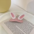 thumbnail image 1 of Cute Girl Heart Stereo Bunny Ear Hairpin Bb Clip Cartoon Knitted Hairpin Top Clip Accesorios para el cabello, 1 of 2