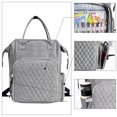 thumbnail image 3 of Mochila Oxford Mochila Oxford Almacenamiento portátil Agujas de ganchillo Bolsas de hombro (Gris), 3 of 9