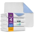 thumbnail image 1 of Protectores de Cama Reutilizables Impermeables Utopia Bedding 86x91 cm Paquete de 4, 1 of 8