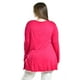 thumbnail image 3 of Blusa New York de manga larga Roman Fashion /Tallas Extras, 169 (Fiusha) fucsia 42, 3 of 5