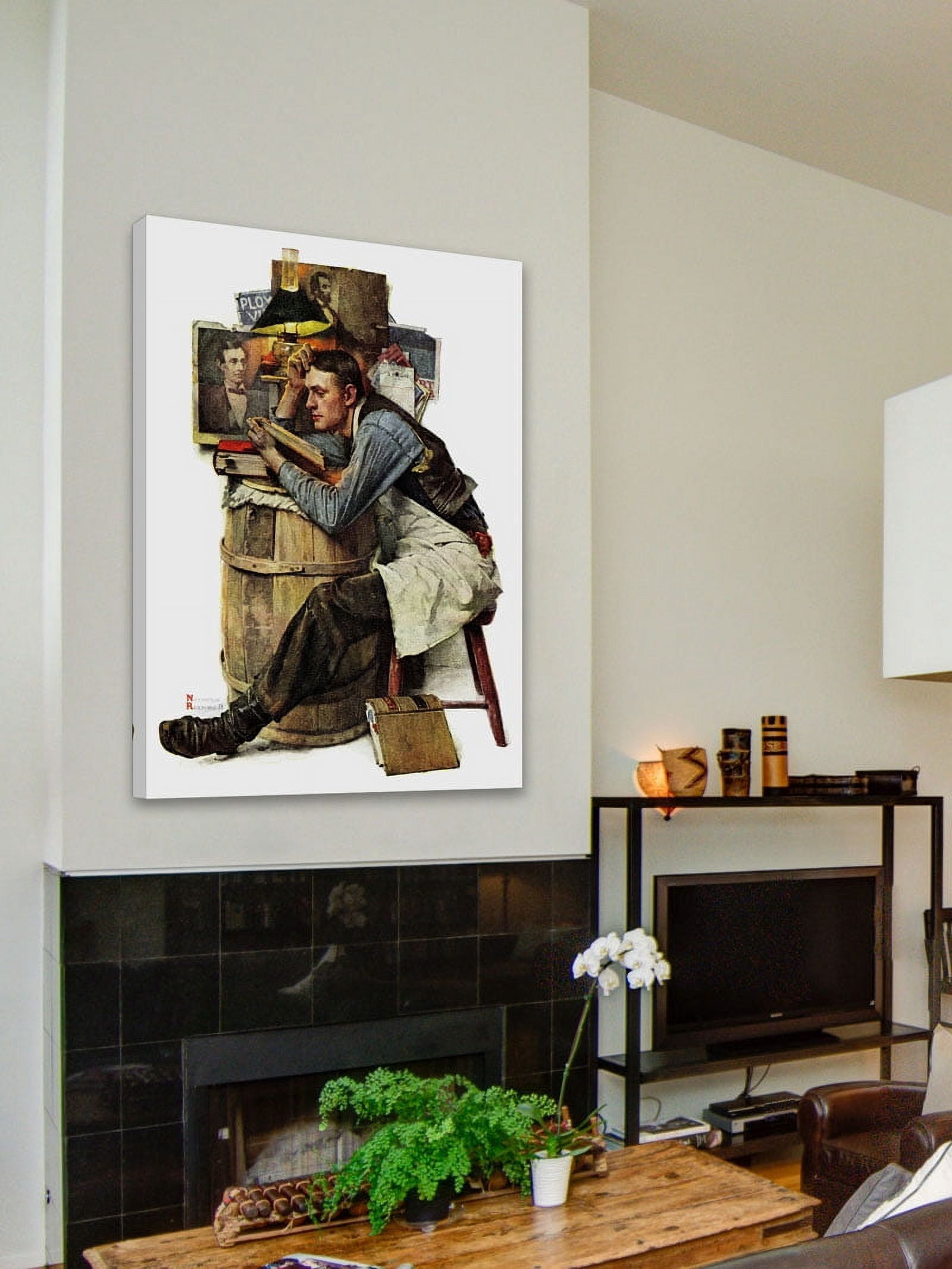 Marmont Hill "Law Student" by Norman Rockwell Painting Print on Canvas
