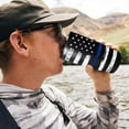 thumbnail image 4 of Police Academy Graduation Gifts, Police Gifts for Men Dad,20 oz Police American Flag Blue LineStainless Steel Dad Travel Tumbler Cup Mugs, 4 of 6