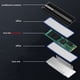 thumbnail image 4 of Disipador Calor SSD M.2 NGFF NVME 2280 Con Almohadilla Térmica Silicona para PC Escritorio PS5, 4 of 8
